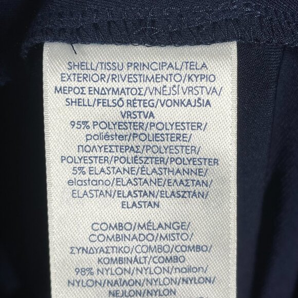 NEW Chaps Dress Womens 10 blue floral sheath pencil cocktail classic preppy - Picture 8 of 12